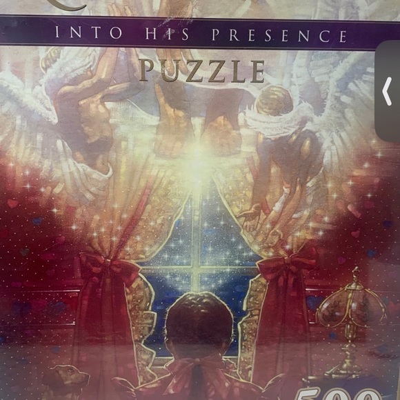 1999 Into His Presence Jigsaw Puzzle Ron DiCianni Angel Prayer 500 Pieces, New - Picture 3 of 8